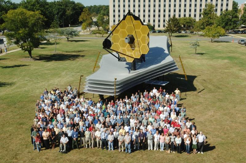 NASA e equipe do James Webb.