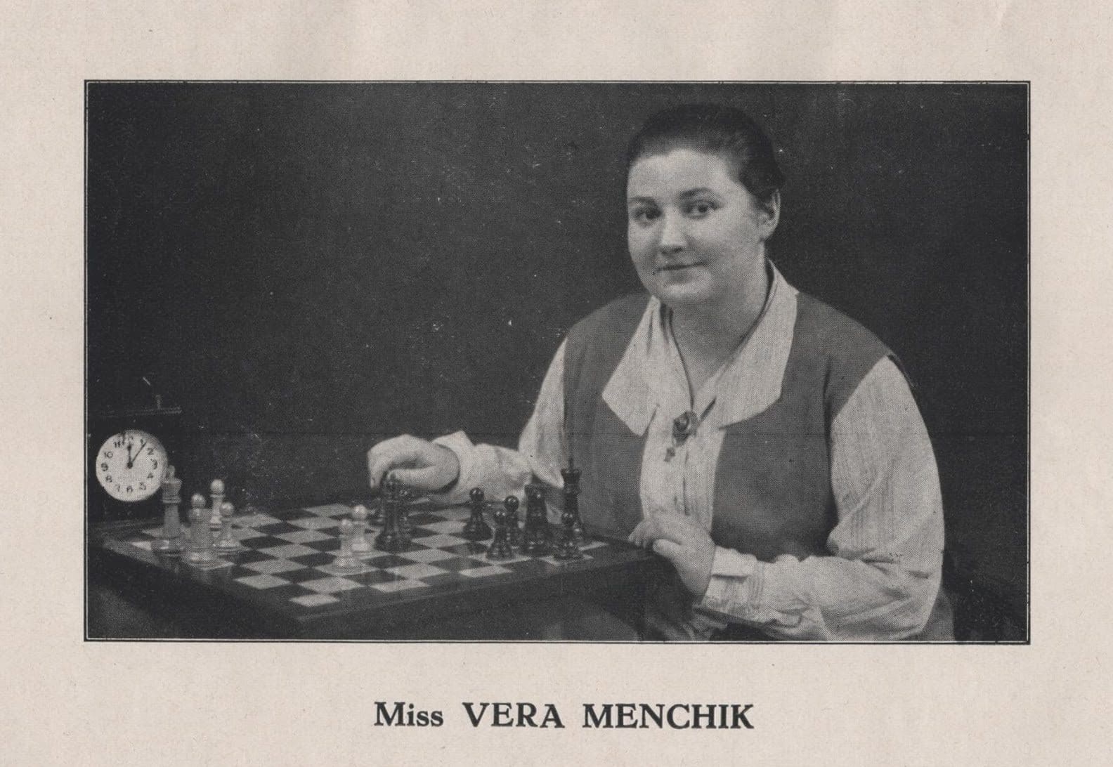 Uma campeã mundial como Beth Harmon: a história de Vera Menchik, a