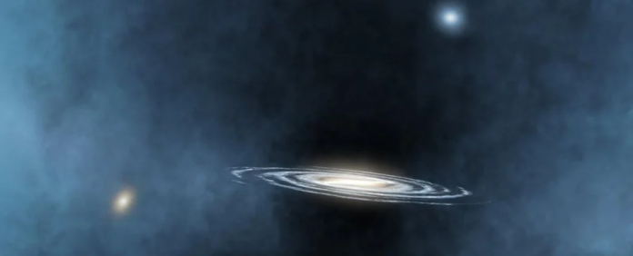 galaxias-satelites-buracos-negro-galaxia-central