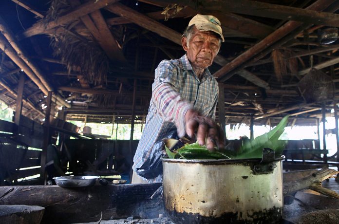 Remigio Santos, an old man of the Ticuna