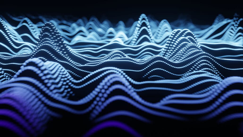 As ondas sonoras (ilustradas) vêm em pequenos pedaços quânticos chamados fônons. Novos experimentos mostram como os fônons exibem a mesma estranheza quântica compartilhada por fótons e partículas subatômicas. FLAVIO COELHO/MOMENT/GETTY IMAGES