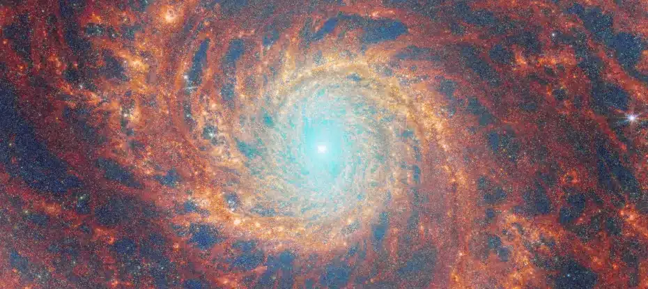 Imagem do JWST da Galáxia do Redemoinho