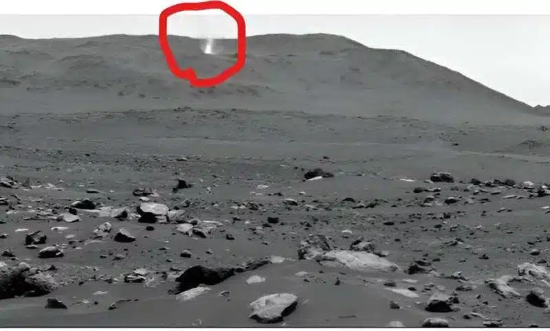 Perseverance da NASA captura redemoinho marciano cheio de poeira