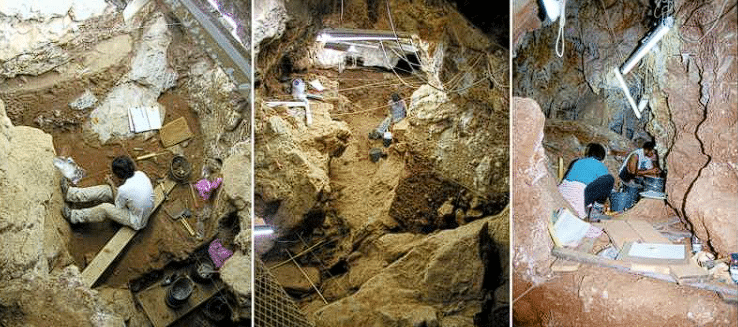 escavação homem de neandertal