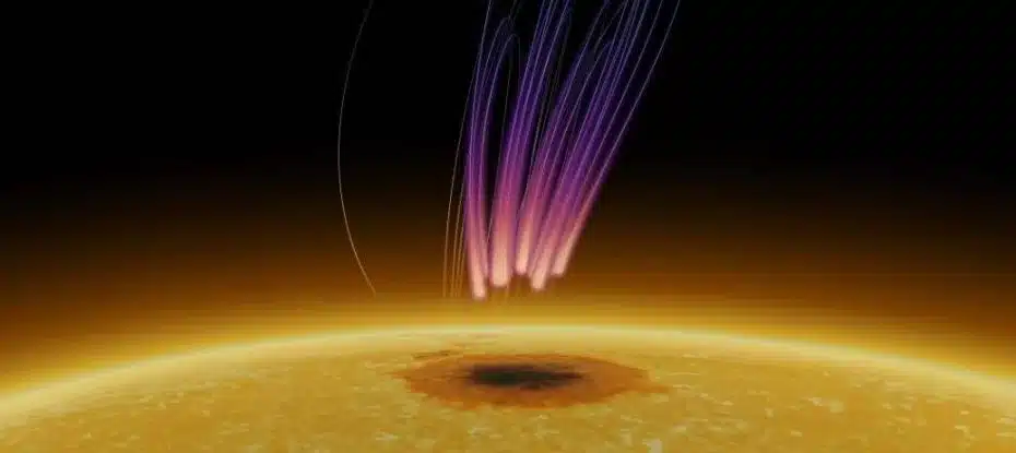 Numa descoberta espetacular, os cientistas detectaram emissões semelhantes às da aurora na atmosfera do Sol
