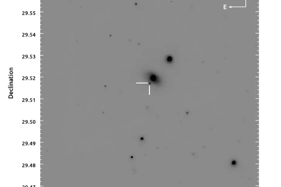 supernova detectada por telescópio indiano