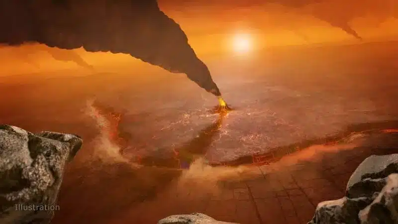 A atmosfera de um exoplaneta revela segredos sobre sua superfície