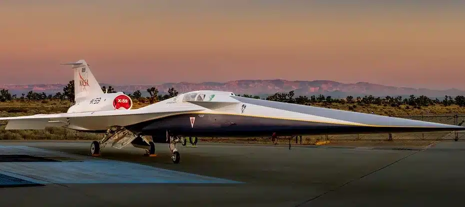 NASA revela o incrível X-59: um jato supersônico experimental único