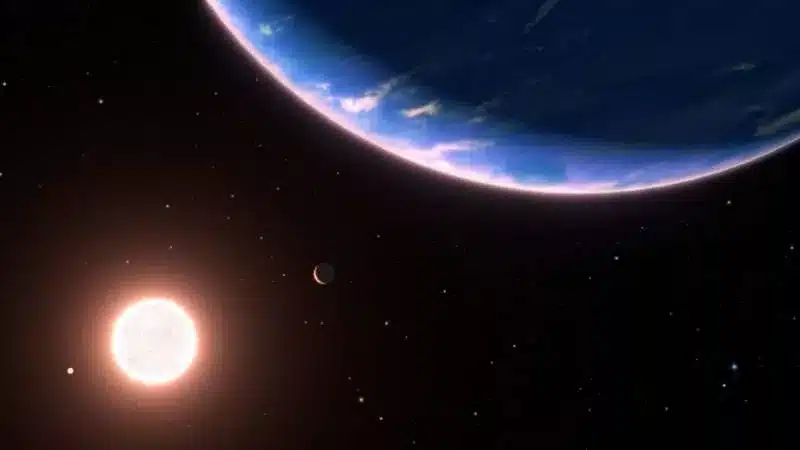 Hubble encontra vapor de água na atmosfera de um pequeno exoplaneta