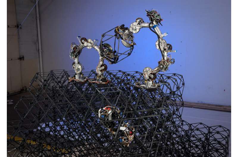Robôs que podem construir estruturas de forma autônoma