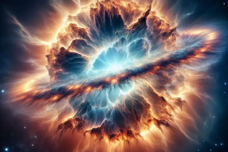 Ilustração de supernova