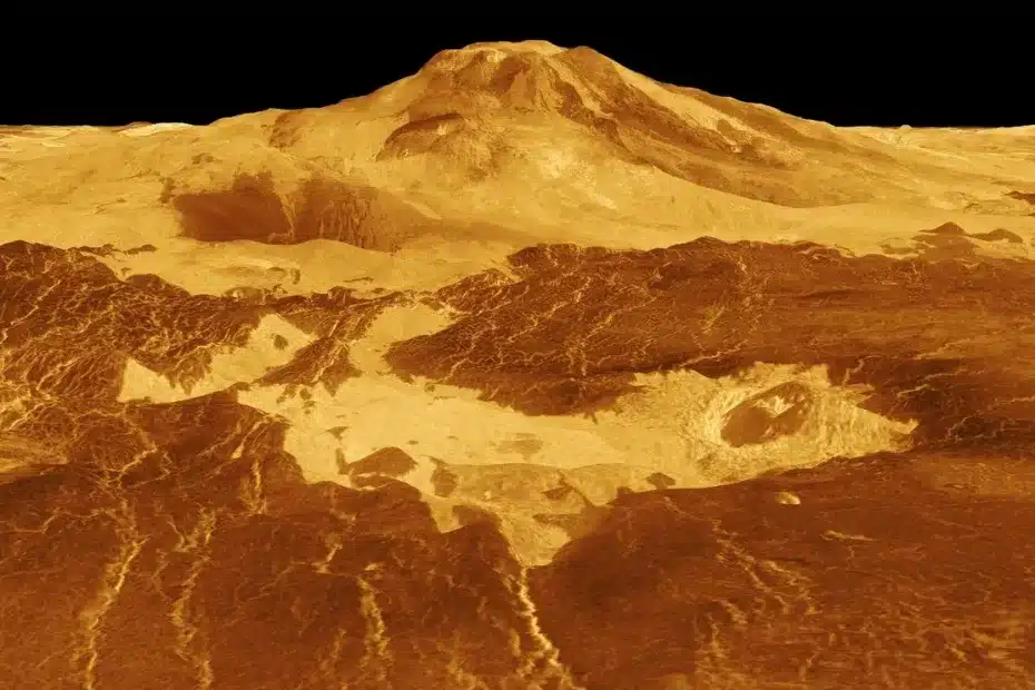 vulcão em Vênus